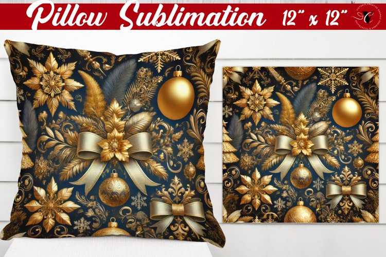 Pillow sublimation | Christmas Pattern | Happy Holidays