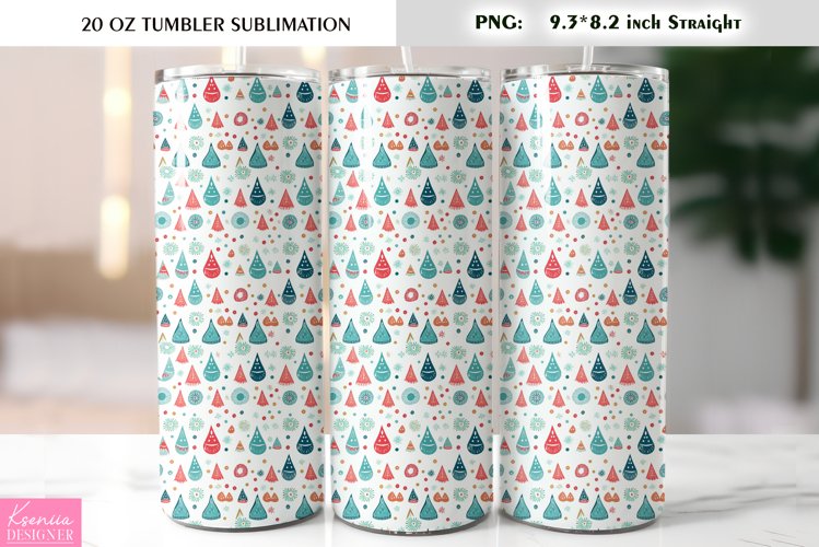 Floral Christmas Design|Christmas Tumbler Sublimation