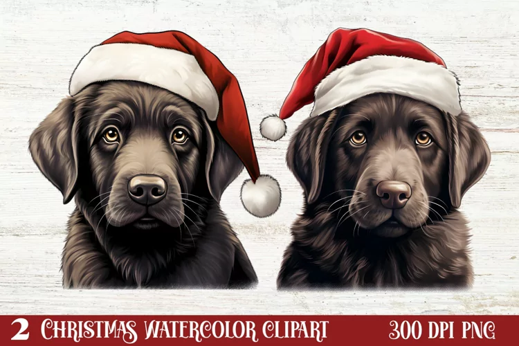 Christmas Peeking Dogs Clipart, Christmas PNG