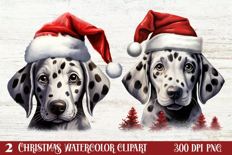 Christmas Peeking Dogs Clipart, Christmas PNG