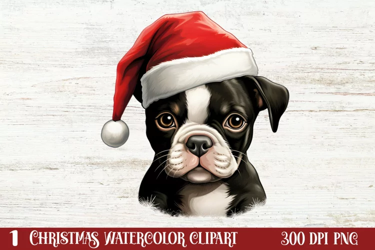 Christmas Peeking Dogs Clipart, Christmas PNG