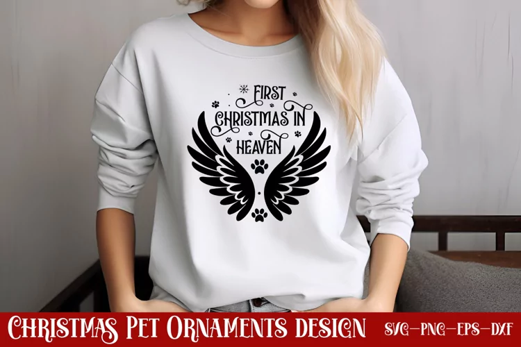 First christmas in heaven SVG