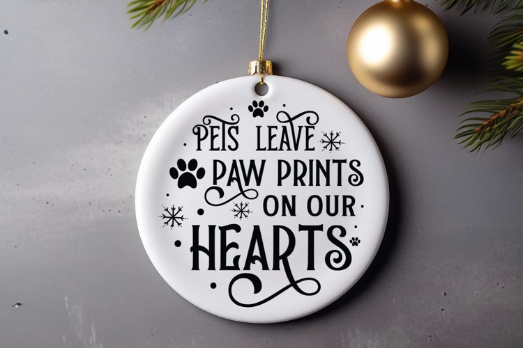 Dog Paw Ornament Svg Image 9