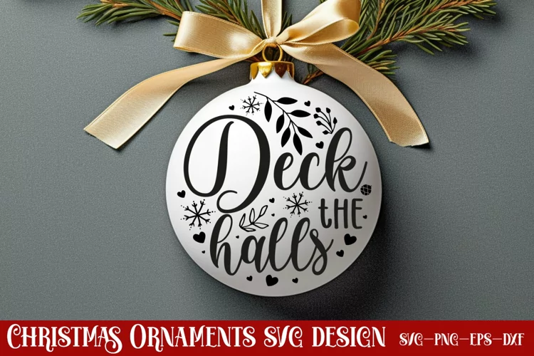 Deck the halls SVG