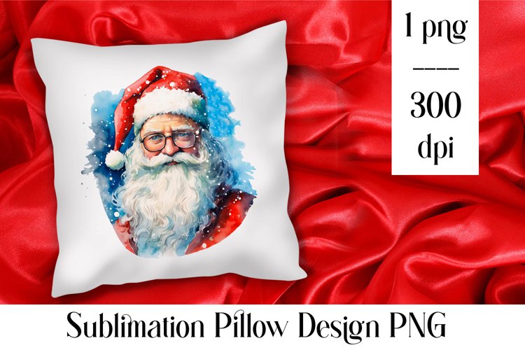 Christmas tradition santa Claus Sublimation Pillow Design
