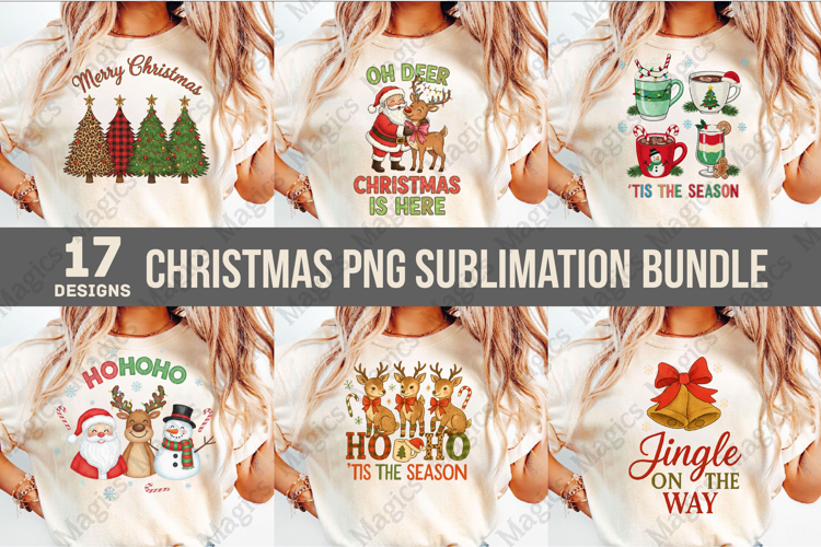 Vintage Christmas Png Sublimation Bundle, Christmas Design