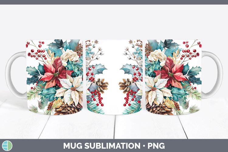 GorgeousChristmas Mug Wrap design.