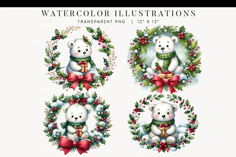 Polar Bears Clipart Image 5