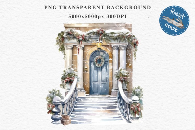 Christmas Wreath Clipart Image 8