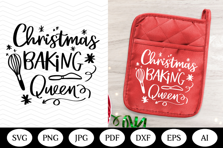 Christmas Pot Holder SVG Design, christmas illustration