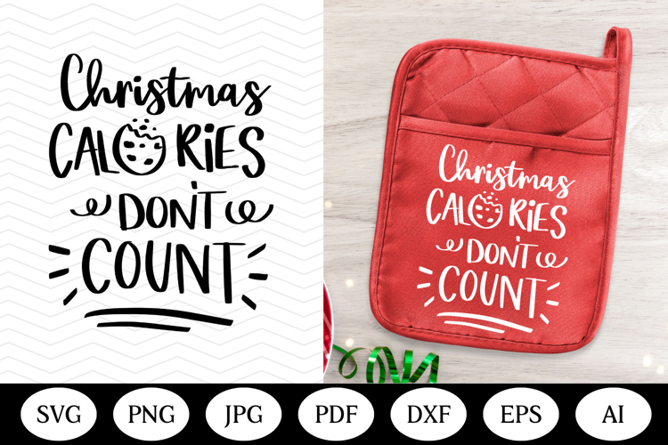 Christmas Pot Holder SVG Design, christmas illustration