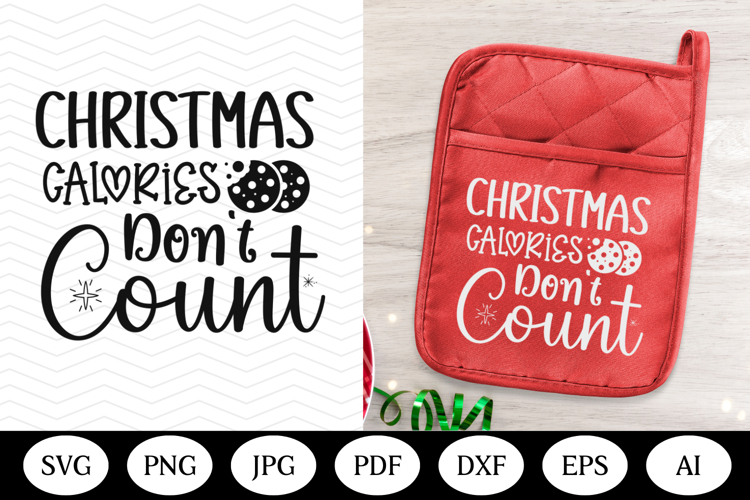 Christmas Pot Holder SVG Design, christmas illustration