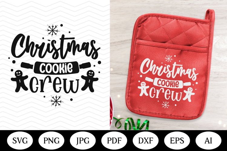 Christmas Pot Holder SVG Design, christmas illustration