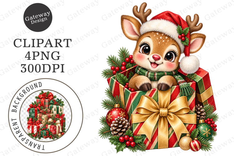Christmas Presents Clipart PNG
