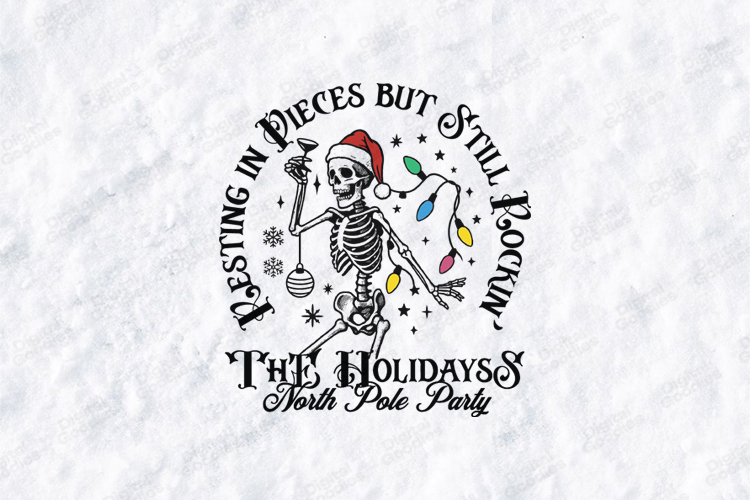 Cherry Christmas Magic Vintage Holly Berries Holiday Design