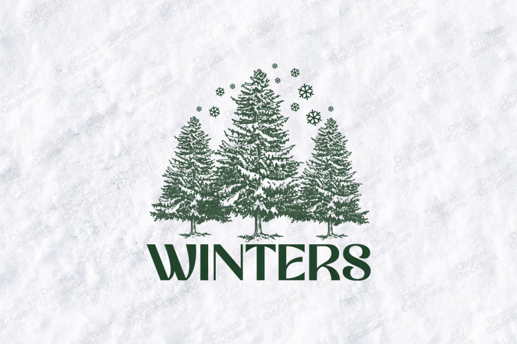 So Its My Favourite Season Winters SVG, Christmas Forest PNG