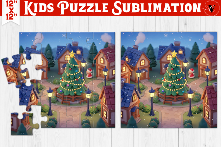 Kids puzzle | Christmas Scenes | Christmas Tree