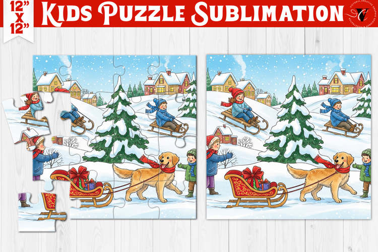 Kids puzzle | Christmas Scenes | Kids