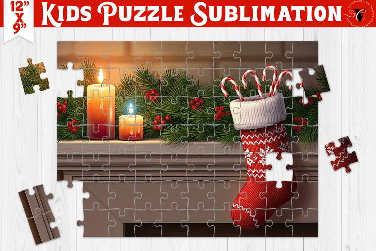 Kids puzzle | Christmas Scenes | Christmas Sock