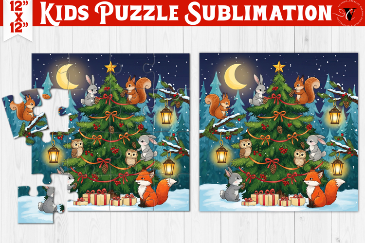 Kids puzzle | Christmas Scenes | Christmas Tree