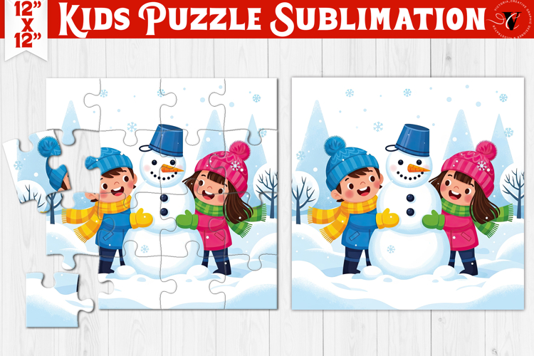 Kids puzzle | Christmas Scenes | Kids