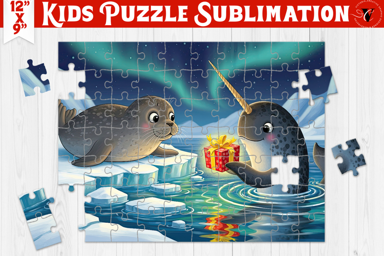 Kids puzzle | Christmas Scenes | Polar Animals