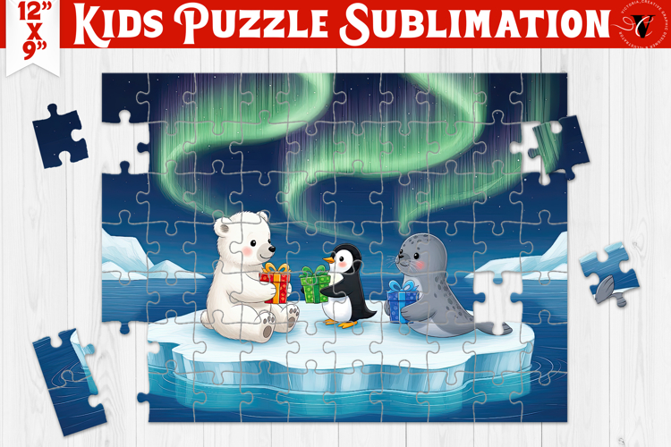 Kids puzzle | Christmas Scenes | Polar Animals