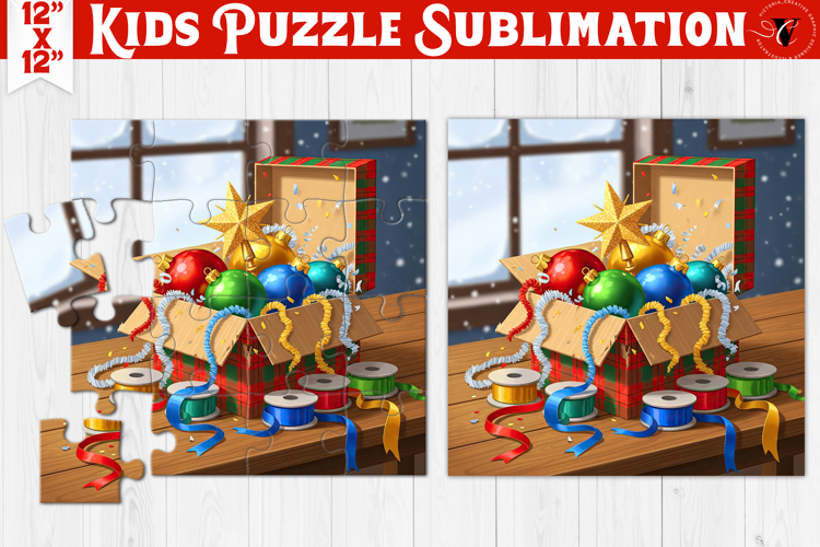 Kids puzzle | Christmas Scenes | Christmas decorations