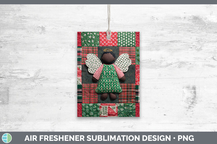 GorgeousChristmas Quilted Patchwork Air Freshener design.