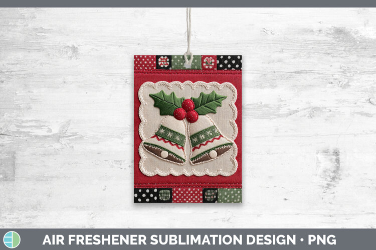 GorgeousChristmas Quilted Patchwork Air Freshener design.