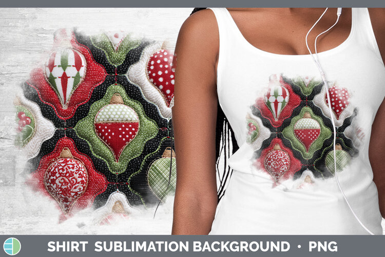 GorgeousChristmas Quilted Patchwork Shirt design.