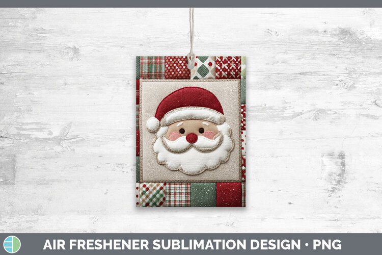 GorgeousChristmas Quilted Patchwork Air Freshener design.
