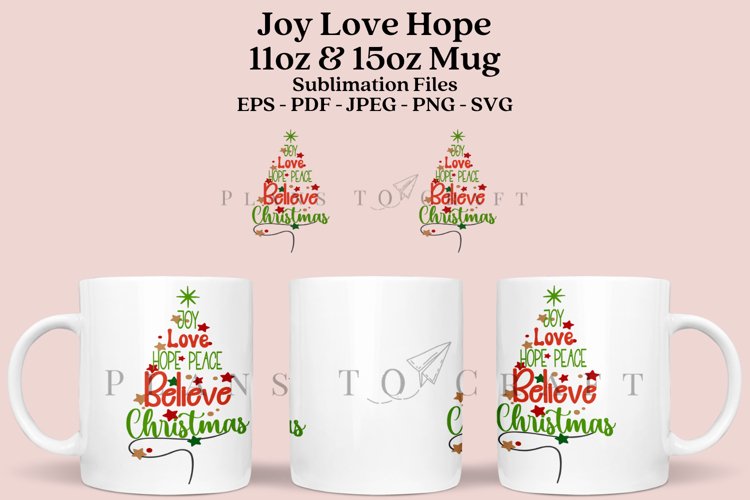 Christmas Quotes Mug Sublimation Wrap SVG