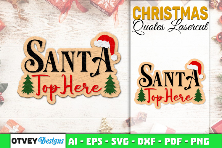 Christmas Quotes Vintage Lasercut