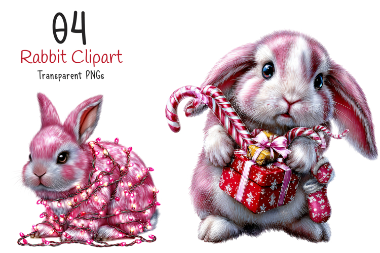 Christmas Animals Clipart example image 1