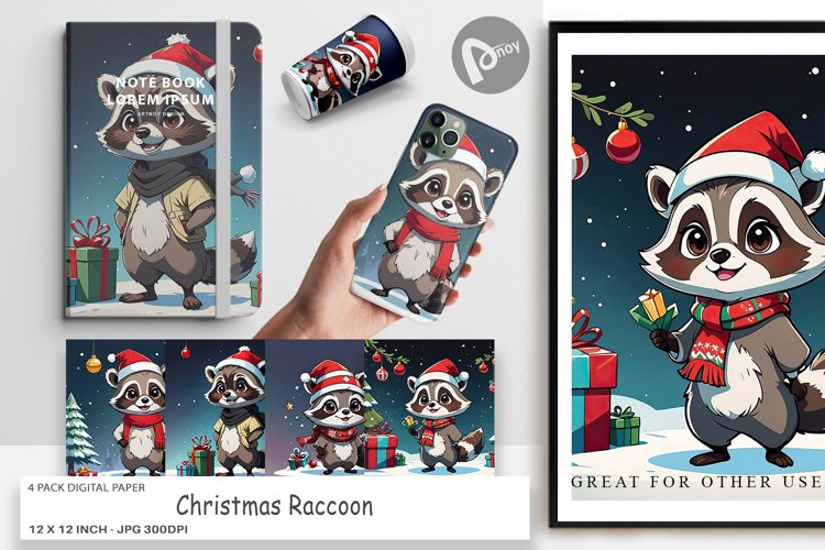 Raccoon Clipart Image 12