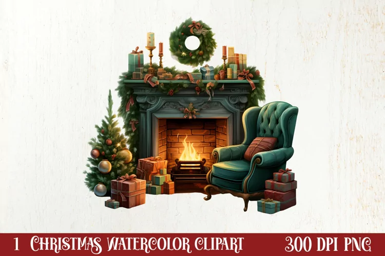 Christmas Reading Sublimation, Christmas Clipart