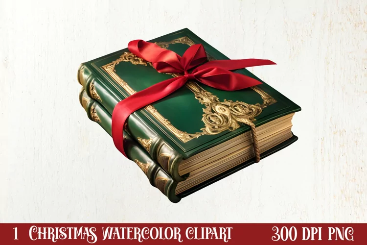 Christmas Reading Sublimation, Christmas Clipart
