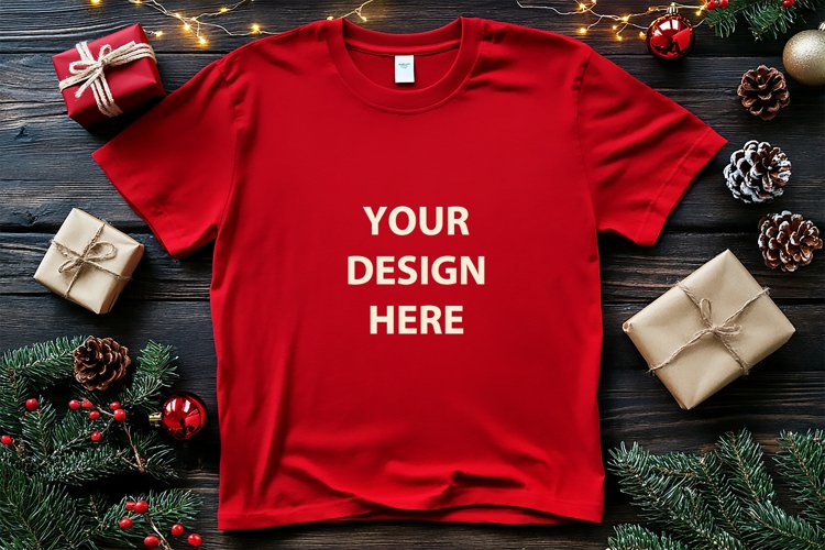 White Tshirt Mockup Image 6