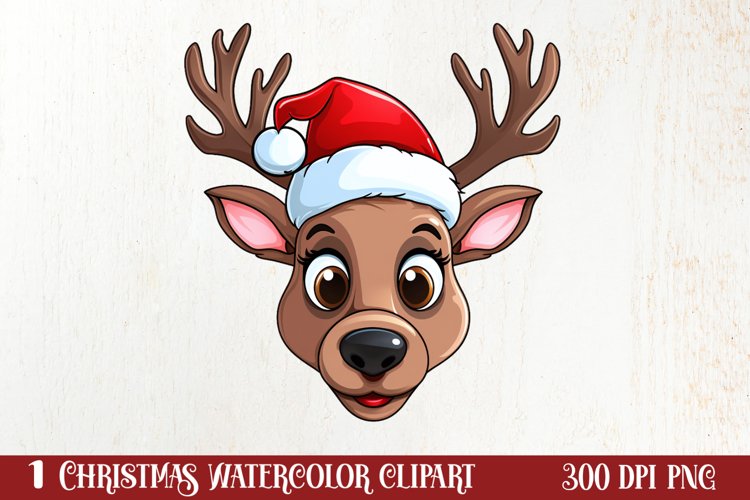 Christmas Reindeer Clipart Image 22