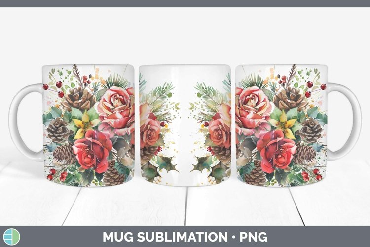 GorgeousChristmas Mug Wrap design.