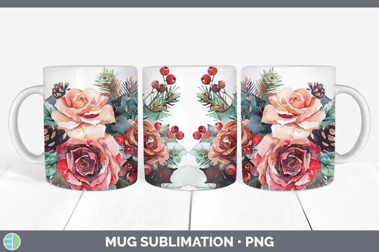 GorgeousChristmas Mug Wrap design.