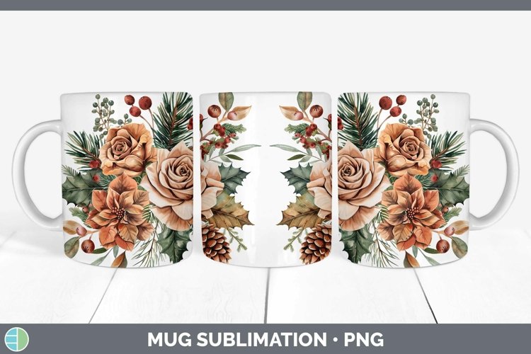 GorgeousChristmas Mug Wrap design.