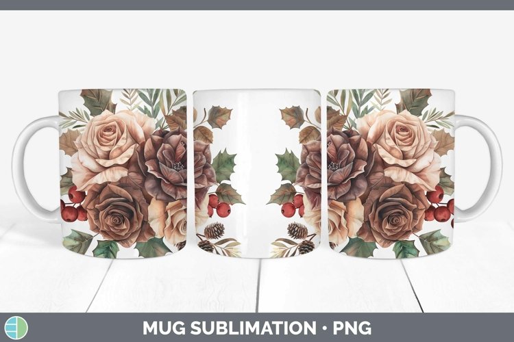 GorgeousChristmas Mug Wrap design.
