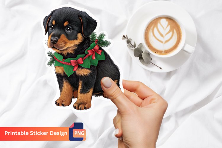 Rottweiler Clipart Image 8