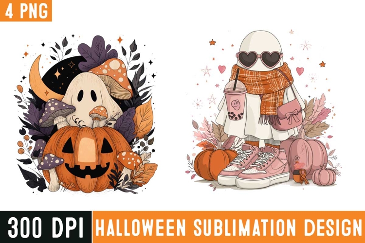 Halloween Boo Ghost Sublimation Design,Halloween Clipart png