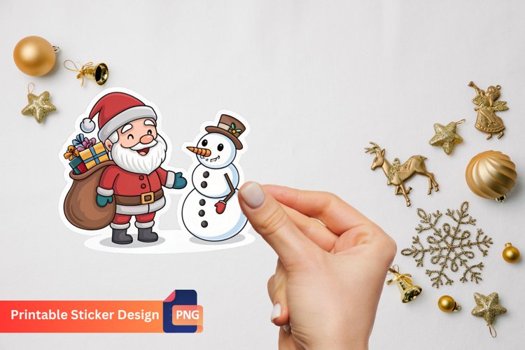 Cute Snowman Clipart Image 3
