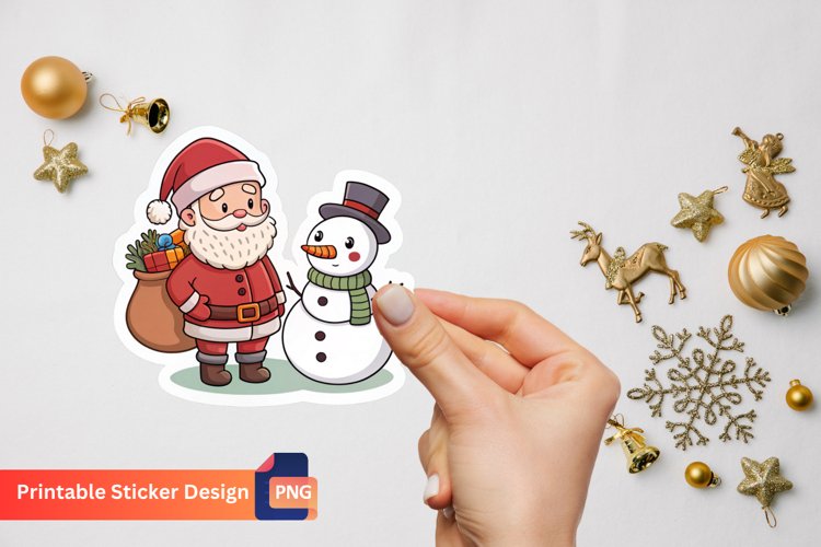 Cute Snowman Clipart Image 4