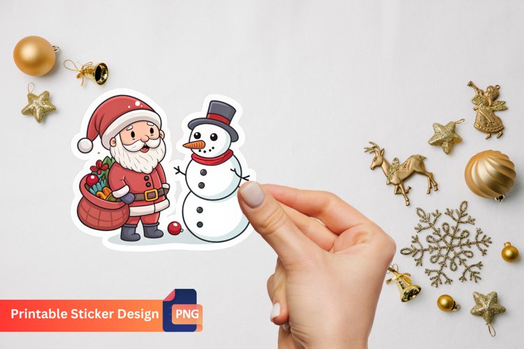 Cute Snowman Clipart Image 2