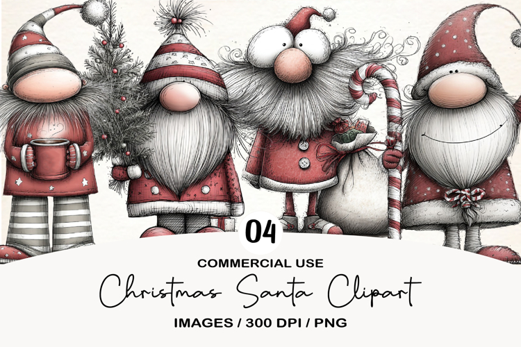 Santa Christmas Clipart Image 21